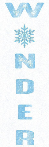 Winter Wonder White Modern Wood Framed Art Print with Double Matting by Prime, Marcus