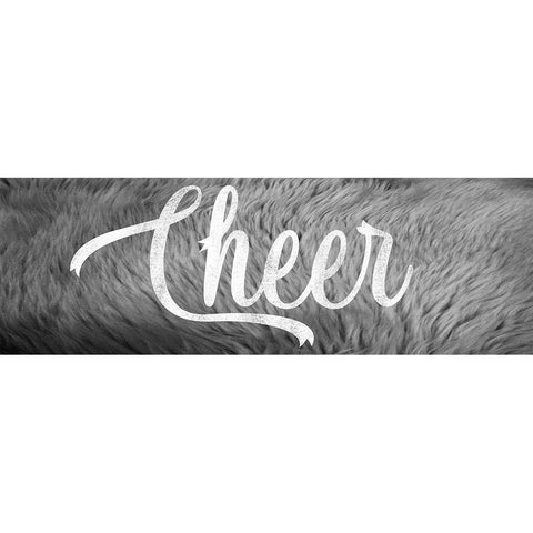 Furry Cheer Black Modern Wood Framed Art Print with Double Matting by Prime, Marcus