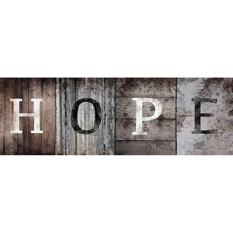 Natural Hope Black Modern Wood Framed Art Print by Prime, Marcus