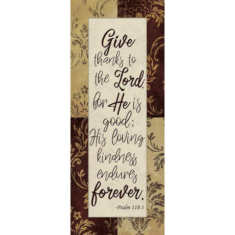 Kindness Endures Black Modern Wood Framed Art Print by Prime, Marcus