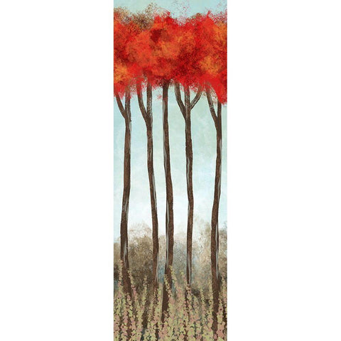 Autumn Passion 1 Black Modern Wood Framed Art Print by Prime, Marcus