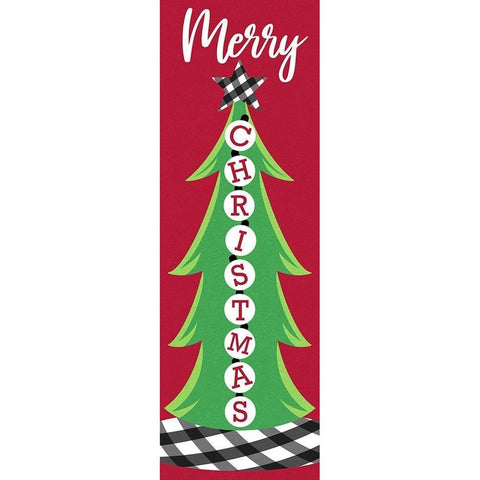 Merry Tree Gold Ornate Wood Framed Art Print with Double Matting by Prime, Marcus
