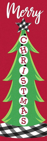 Merry Tree White Modern Wood Framed Art Print with Double Matting by Prime, Marcus