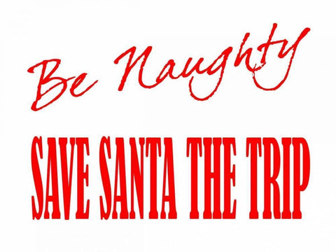 Be Naughty Black Ornate Wood Framed Art Print with Double Matting by Prime, Marcus