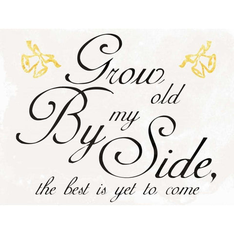 Growing Old White Modern Wood Framed Art Print by Prime, Marcus