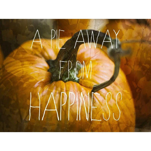Happy Pie Black Modern Wood Framed Art Print with Double Matting by Prime, Marcus