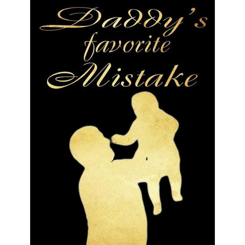 Daddys Favorite Gold Ornate Wood Framed Art Print with Double Matting by Prime, Marcus