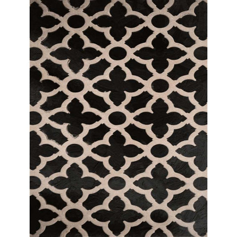Diversive Darkness Black Modern Wood Framed Art Print with Double Matting by Prime, Marcus