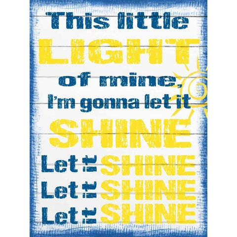 Light Of Mine Black Modern Wood Framed Art Print with Double Matting by Prime, Marcus