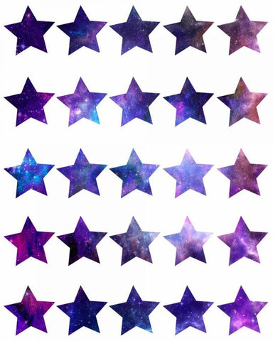 Rockin Stars Black Ornate Wood Framed Art Print with Double Matting by Prime, Marcus