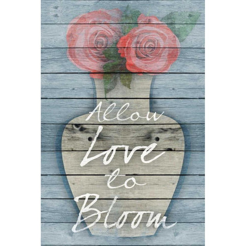 Blooming Love Gold Ornate Wood Framed Art Print with Double Matting by Prime, Marcus