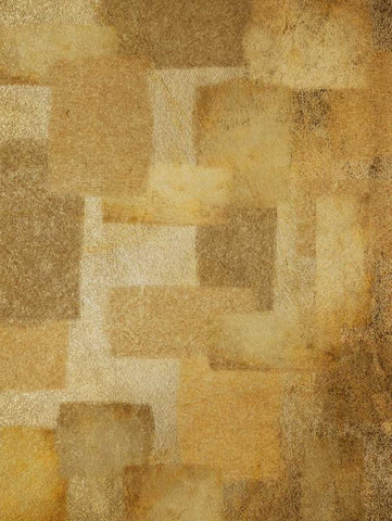 Golden Quilt White Modern Wood Framed Art Print with Double Matting by Prime, Marcus