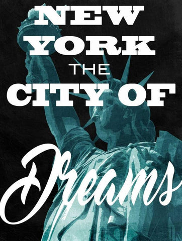 City Of Dreams White Modern Wood Framed Art Print with Double Matting by Prime, Marcus