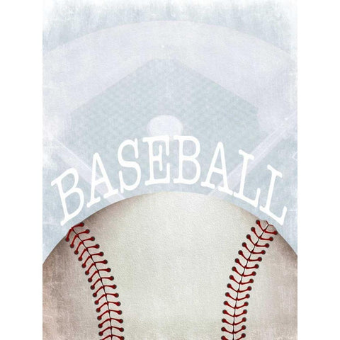 Baseball Love 2 Gold Ornate Wood Framed Art Print with Double Matting by Prime, Marcus