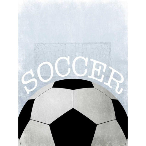 Soccer Love 2 Gold Ornate Wood Framed Art Print with Double Matting by Prime, Marcus