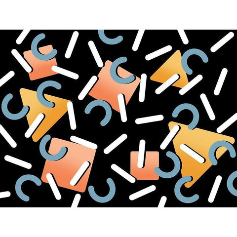 Cuchifrito Black Modern Wood Framed Art Print with Double Matting by Prime, Marcus