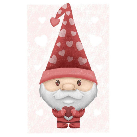 Loving Gnome Black Modern Wood Framed Art Print by Prime, Marcus
