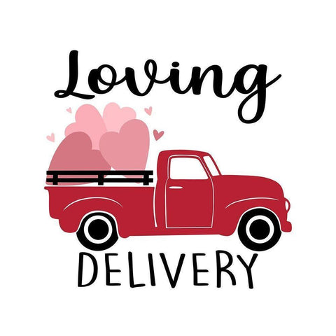 Loving Delivery White Modern Wood Framed Art Print by Prime, Marcus
