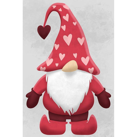 Huggable Gnome Gold Ornate Wood Framed Art Print with Double Matting by Prime, Marcus