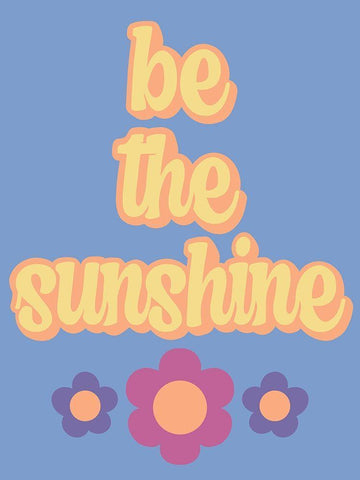 Be the Sunshine White Modern Wood Framed Art Print with Double Matting by Prime, Marcus