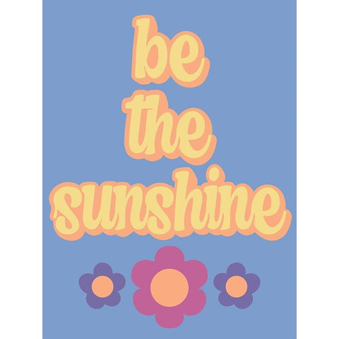 Be the Sunshine Black Modern Wood Framed Art Print by Prime, Marcus
