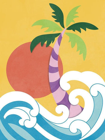 Magical Views Black Ornate Wood Framed Art Print with Double Matting by Prime, Marcus