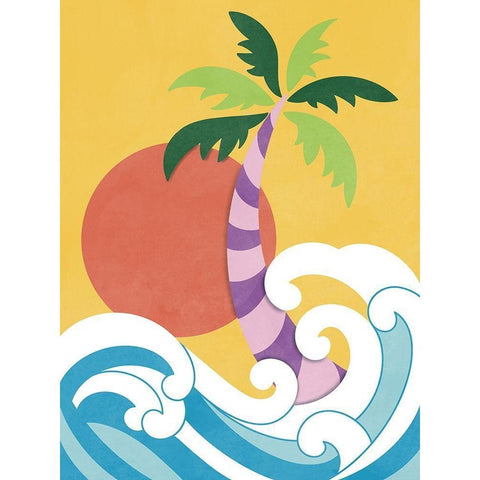 Magical Views Black Modern Wood Framed Art Print by Prime, Marcus