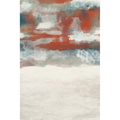 Smeared Brilliance White Modern Wood Framed Art Print by Prime, Marcus