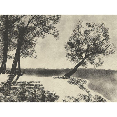 Sketched Views Black Modern Wood Framed Art Print by Prime, Marcus