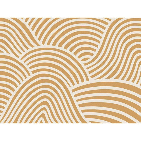 Warped Hills Gold Ornate Wood Framed Art Print with Double Matting by Prime, Marcus