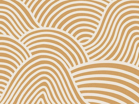 Warped Hills White Modern Wood Framed Art Print with Double Matting by Prime, Marcus