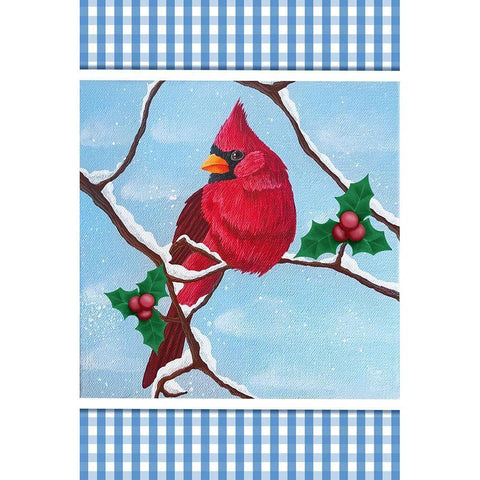 Winter Friend Gold Ornate Wood Framed Art Print with Double Matting by Prime, Marcus