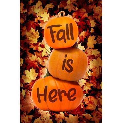 Fall Is Here White Modern Wood Framed Art Print by Prime, Marcus