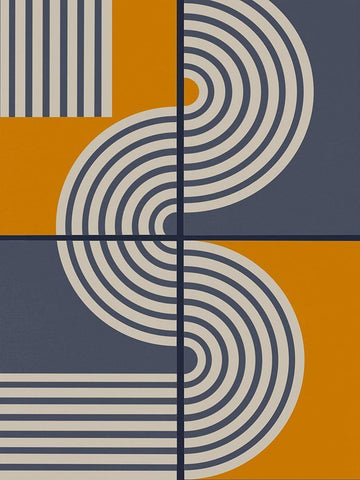 Northwest Structure 1 Black Ornate Wood Framed Art Print with Double Matting by Prime, Marcus