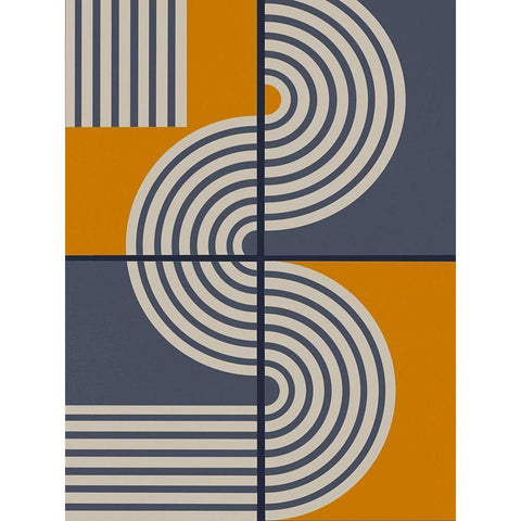 Northwest Structure 1 Black Modern Wood Framed Art Print with Double Matting by Prime, Marcus
