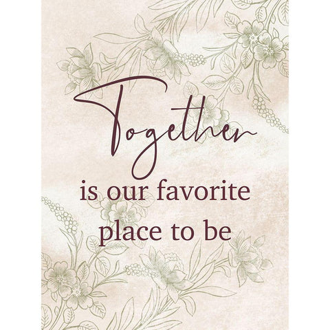 Together Place Black Modern Wood Framed Art Print by Prime, Marcus