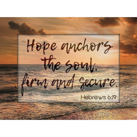 Soul Anchor Gold Ornate Wood Framed Art Print with Double Matting by Prime, Marcus