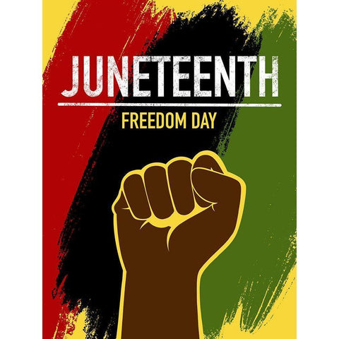 Juneteenth White Modern Wood Framed Art Print by Prime, Marcus