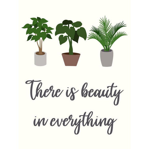 Beauty In Everything White Modern Wood Framed Art Print by Prime, Marcus