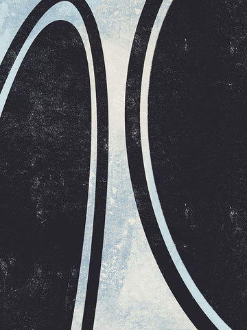 Warped Existence White Modern Wood Framed Art Print with Double Matting by Prime, Marcus