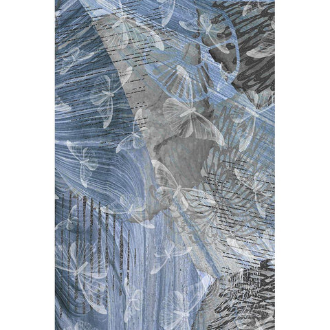 Butterfly Habitat Black Modern Wood Framed Art Print by Prime, Marcus