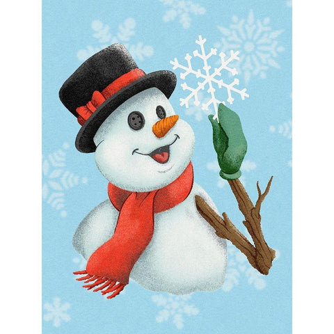 Magic Snowfall Black Modern Wood Framed Art Print by Prime, Marcus