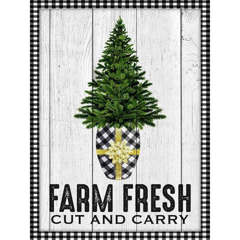 Farm Fresh Gift White Modern Wood Framed Art Print by Prime, Marcus