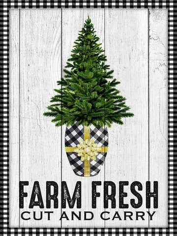 Farm Fresh Gift Black Ornate Wood Framed Art Print with Double Matting by Prime, Marcus