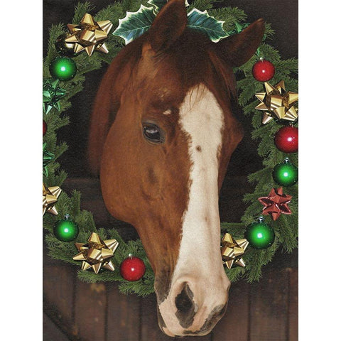 Merry Steed Black Modern Wood Framed Art Print by Prime, Marcus