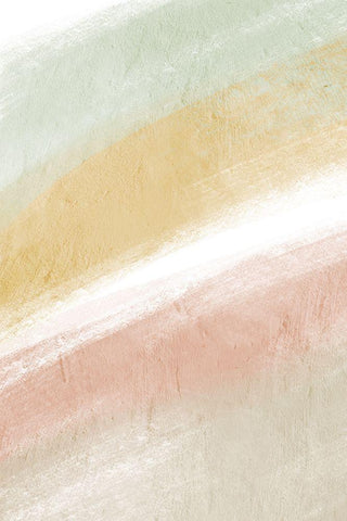 Streaked Inspiration White Modern Wood Framed Art Print with Double Matting by Prime, Marcus
