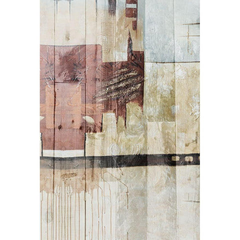 Aztec Boards Black Modern Wood Framed Art Print with Double Matting by Prime, Marcus