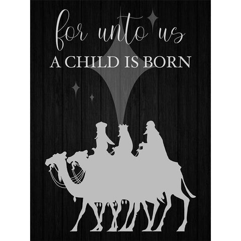 A Child Is Born White Modern Wood Framed Art Print by Prime, Marcus