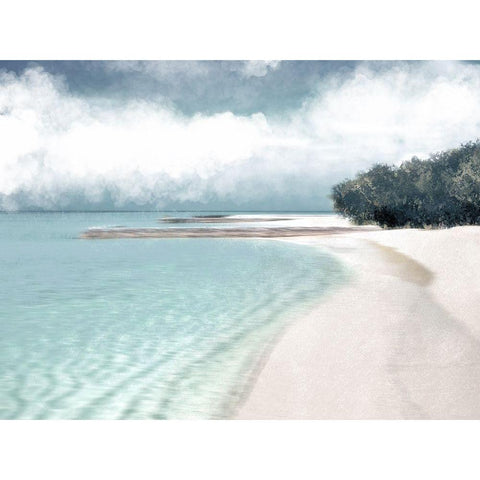 Vacation Life White Modern Wood Framed Art Print by Prime, Marcus