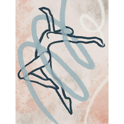 Dancing Spirit Black Modern Wood Framed Art Print by Prime, Marcus